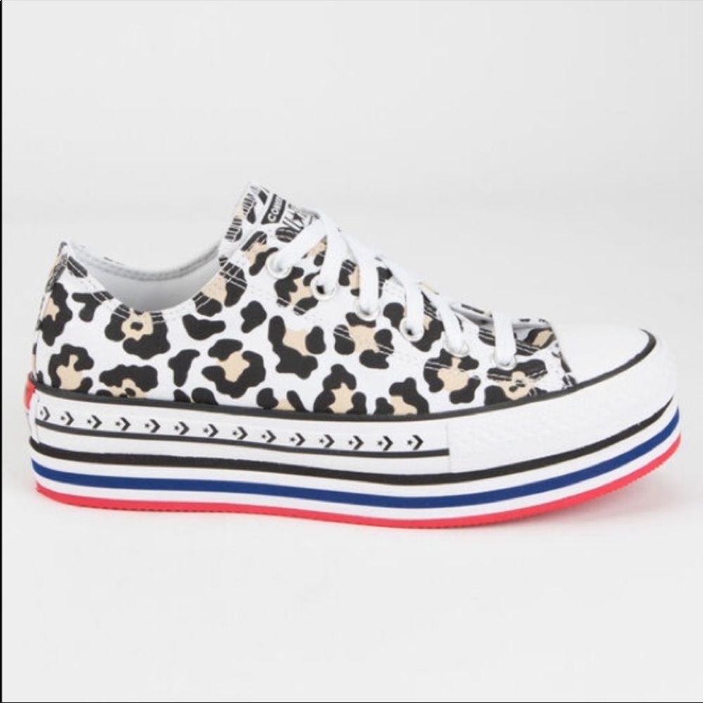 Converse platform low tops